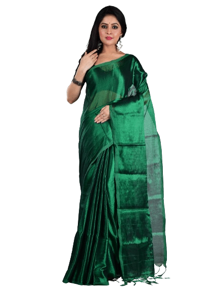 Aakar Tissue Self Design Saree With Unstitched Blouse Piece ( Green ) Aakar Tissue Self Design Saree With Unstitched Blouse Piece ( Green )