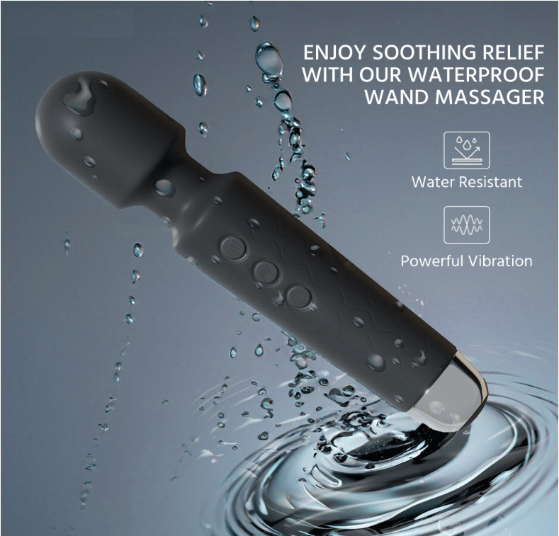     			Amz Deals Full Body Massager for Women & Men, Rechargeable Wireless Massager Machine for Pain Relief, Handheld Massager with Medical Grade Silicone, 8 Speeds, 20 Modes, (Assorted Colors)