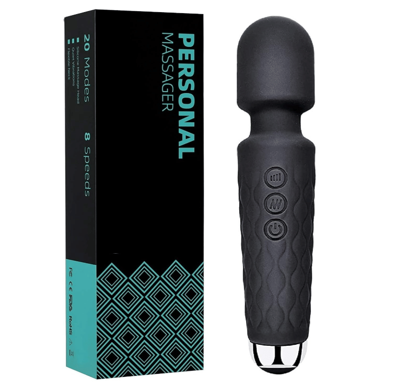     			Amz Deals Full Body Massager for Women & Men, Rechargeable Wireless Massager Machine for Pain Relief, Handheld Massager with Medical Grade Silicone, 8 Speeds, 20 Modes, (Assorted Colors)
