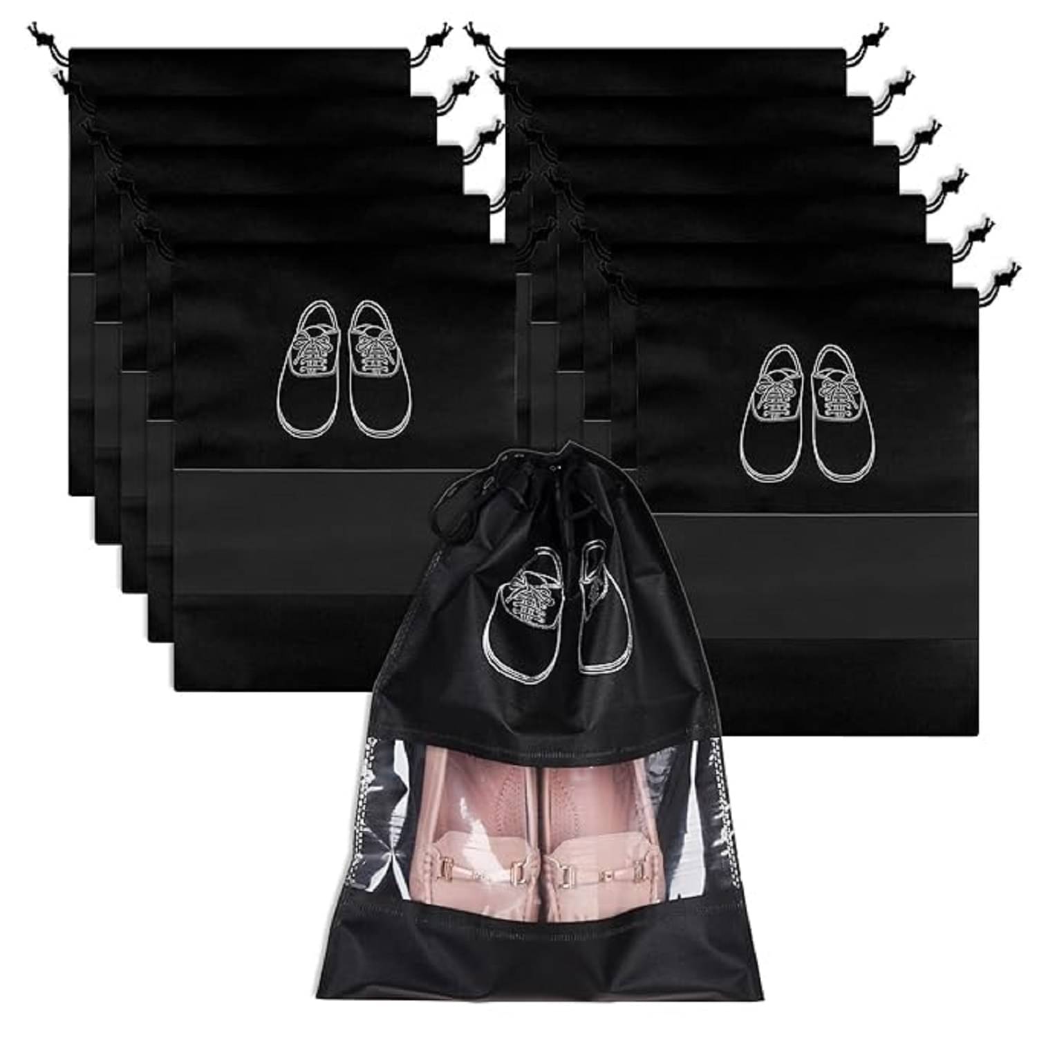     			BECKONMART Multicolor Shoe Cases ( 2 Pcs )