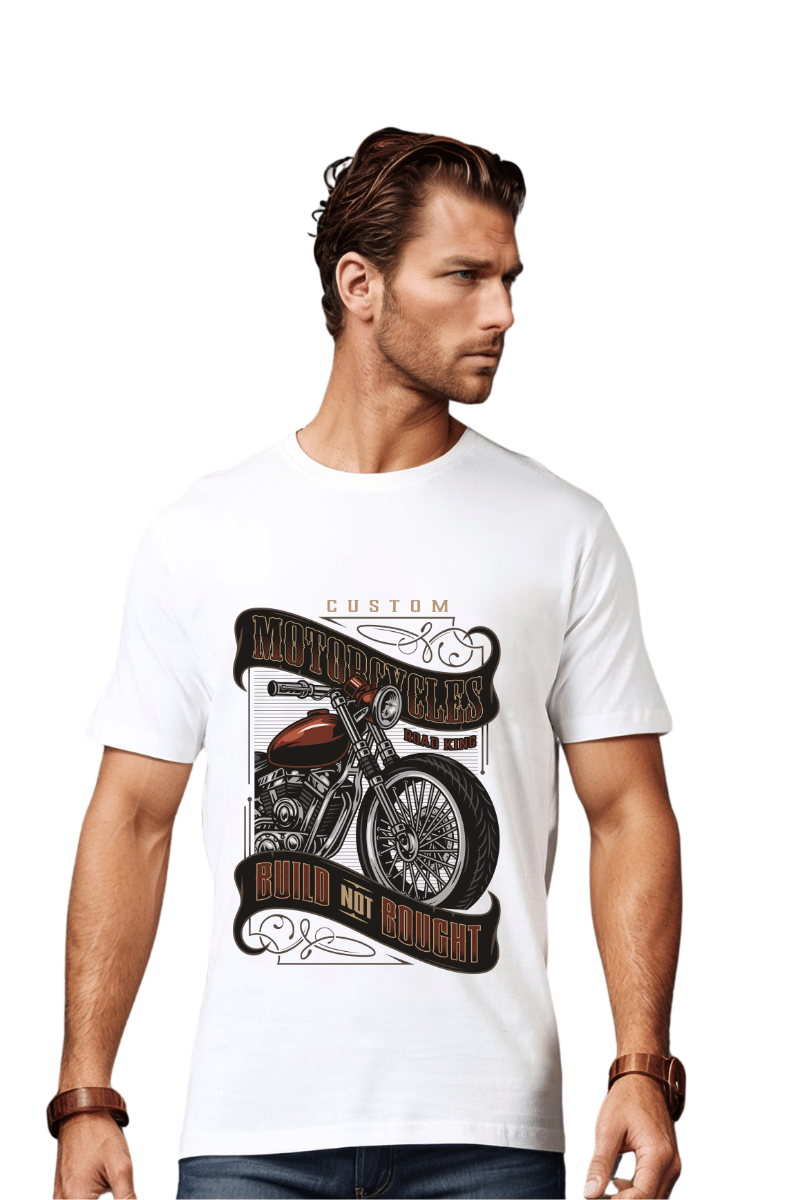     			BLUEFICUS Men Polyester Regular Fit Printed T-Shirt ( White )