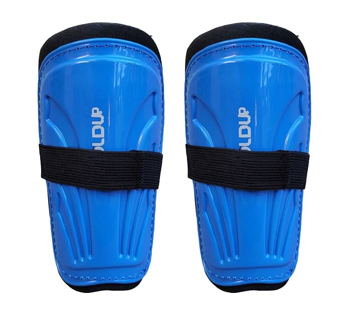 BOLDUP FOOTBALL SHIN GUARD FOR MEN AND WOMEN FROG BLUE     			BOLDUP FOOTBALL SHIN GUARD FOR MEN AND WOMEN FROG BLUE