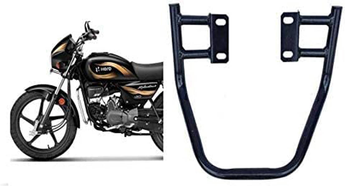 Back Rest Seat Handle Metal Black for Hero Splendor Models Back Rest Seat Handle Metal Black for Hero Splendor Models