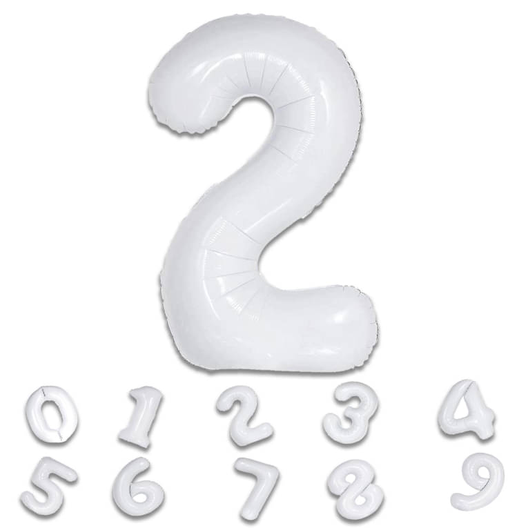 Bubble Bells White Number 2 Foil Balloon – 32 Inches | Helium Balloon for Party & Celebration Decoration Bubble Bells White Number 2 Foil Balloon – 32 Inches | Helium Balloon for Party & Celebration Decoration