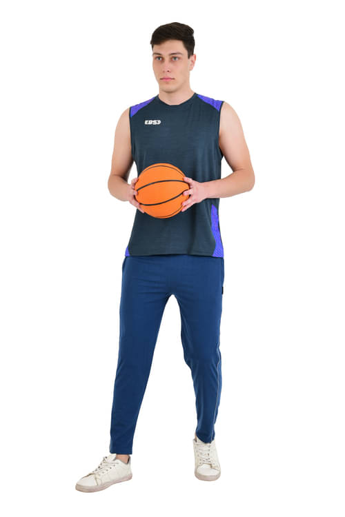 CHARMZ Blue Lycra Men's Trackpants ( Pack of 1 ) CHARMZ Blue Lycra Men's Trackpants ( Pack of 1 )