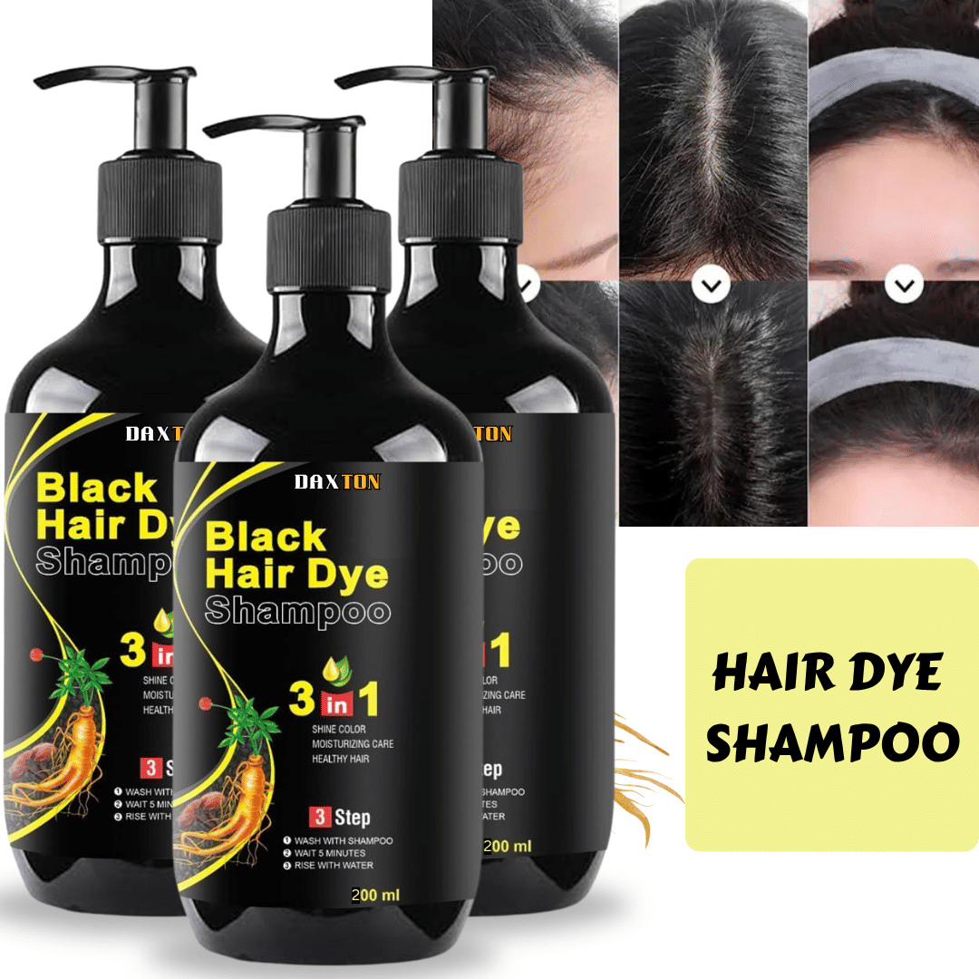 Daxton Natural Permanent Hair Color 600 mL Black