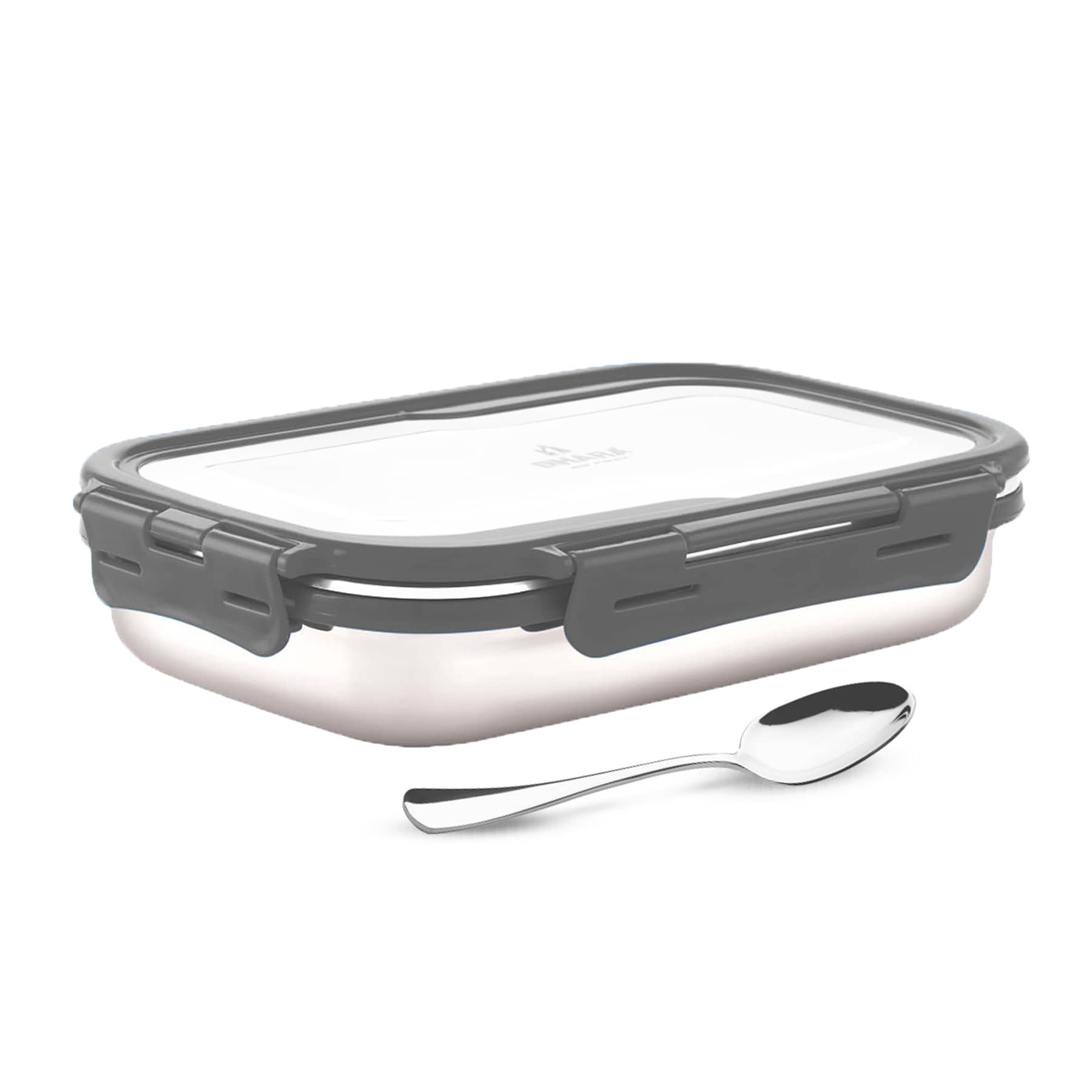 Dhara Stainless Steel Blaze Stainless Steel Lunch Box 1 - Container ( Pack of 1 )