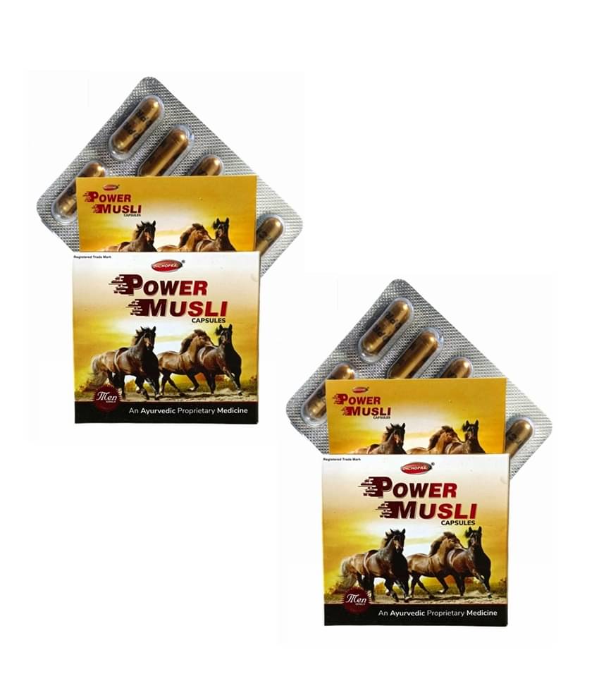     			Dr Chopra Power Musli (10x2=20) Capsule 10 no.s Pack Of 2