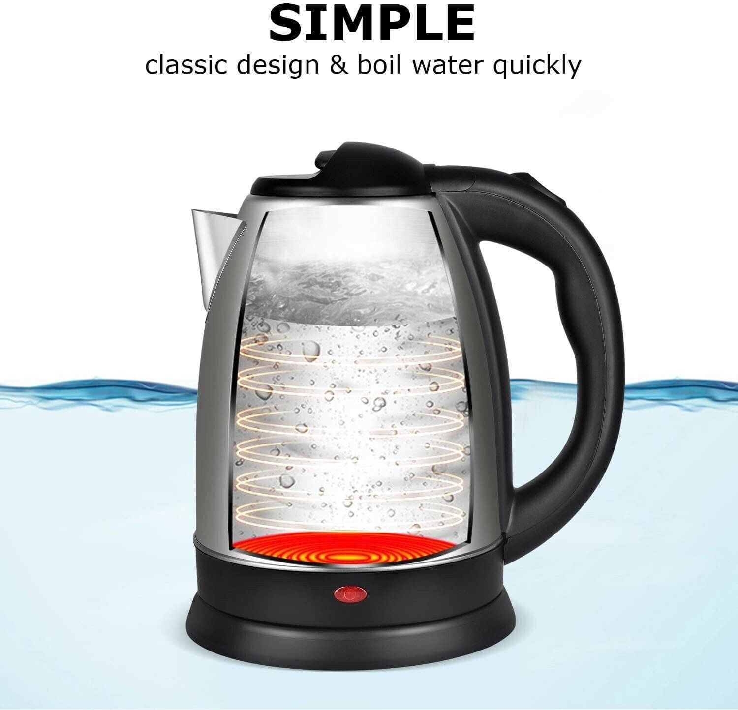     			FIVANIO Coffee Maker M461 Steel Kettle 2000 ml