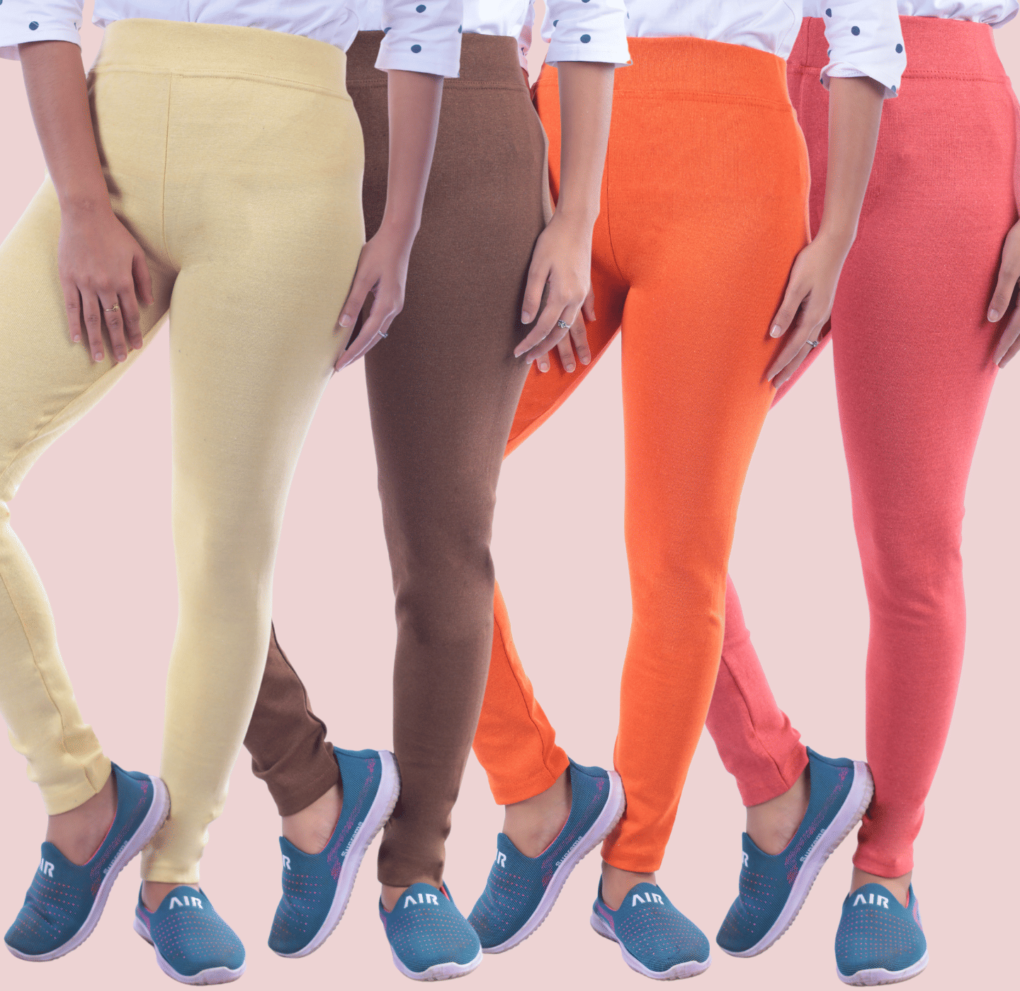     			KARARO Women Cotton Blend Skinny Fit Jegging
