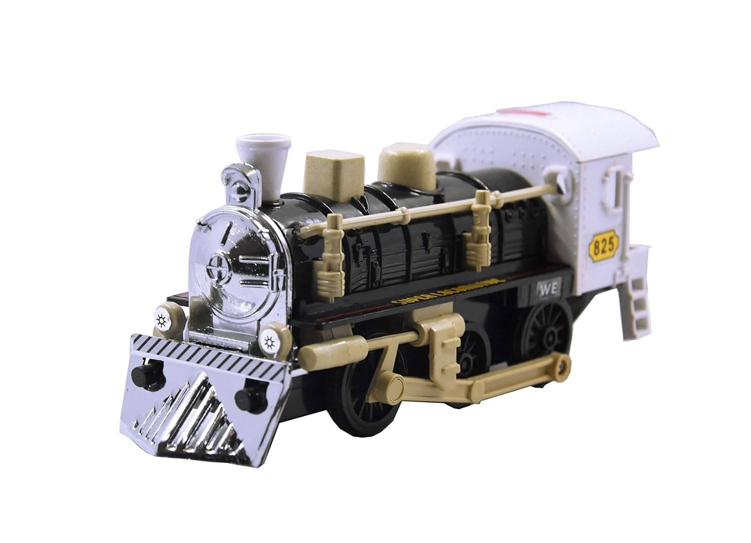     			Kid's Elegance Style and Very Realistic Looks Pull Back Super Locomotive Steam Engine Train Toy - Multicolor