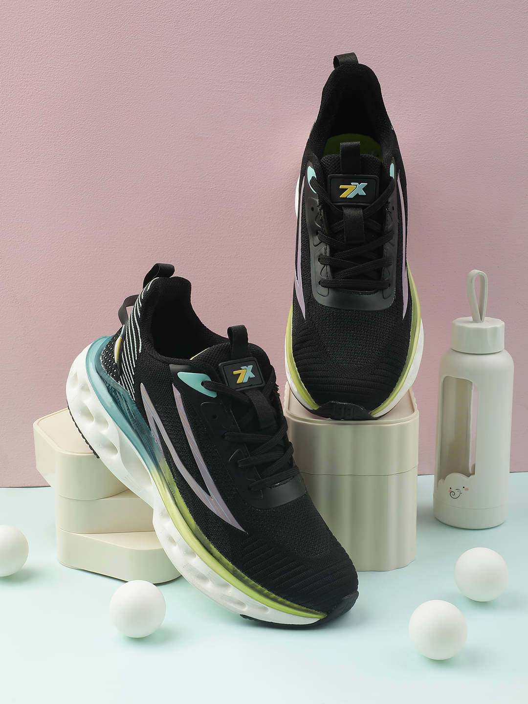     			Liberty NEPTUNE-1E Black Men's Sports Running Shoes