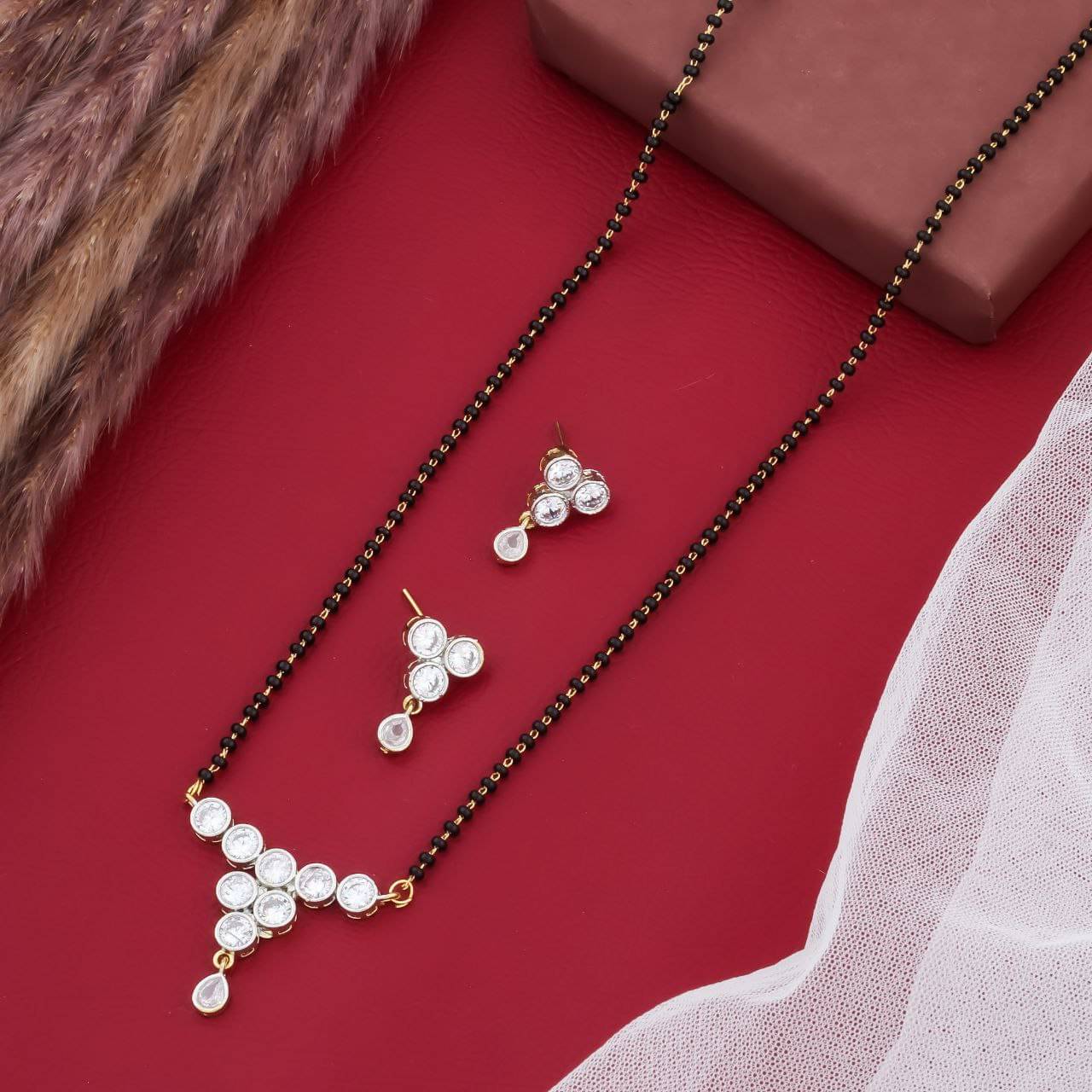     			MGSV Golden Mangalsutra Set ( Pack of 1 )