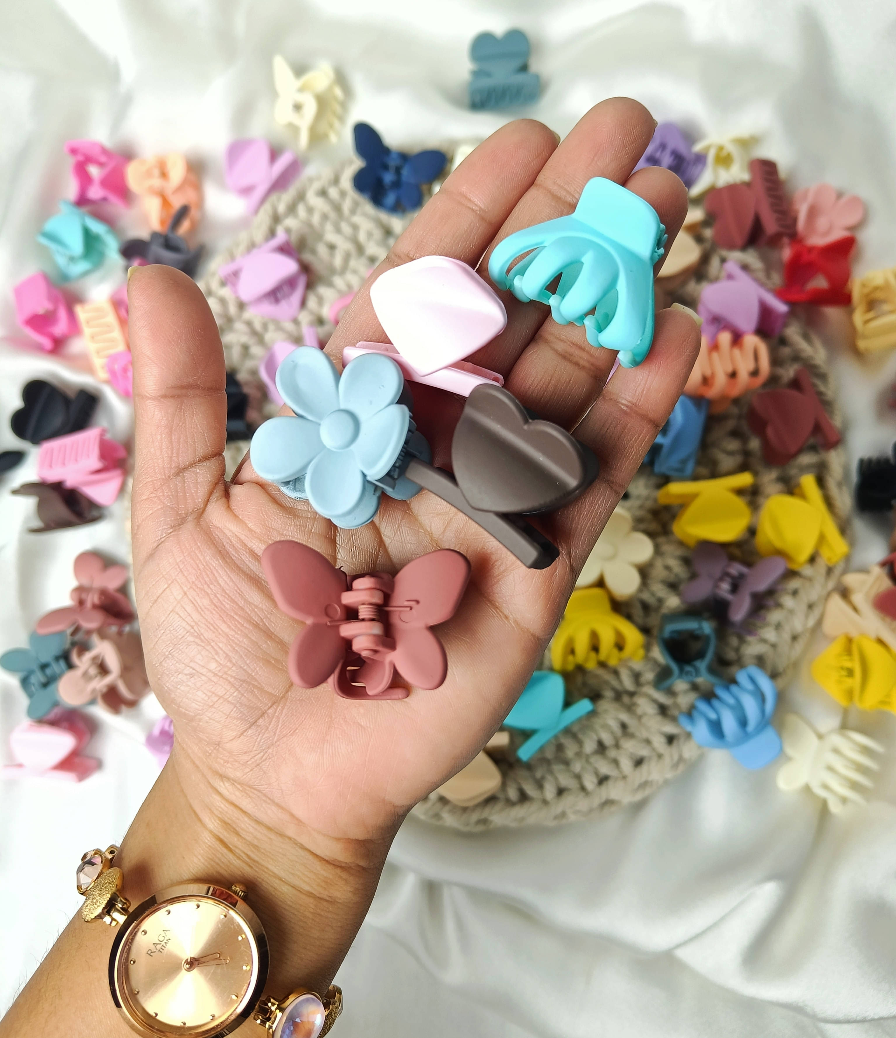     			Mehak Creation Multi Women's Hair Clip ( Pack of 12 )