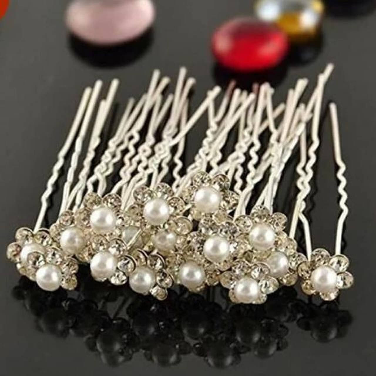     			Mehak Creation Multi Women's Hair Pin ( Pack of 12 )