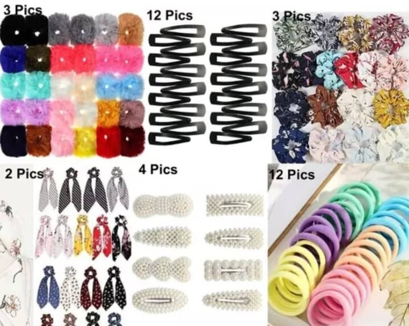     			Mehak Creation Multi Women's Hair Accessory Set ( Pack of 1 )