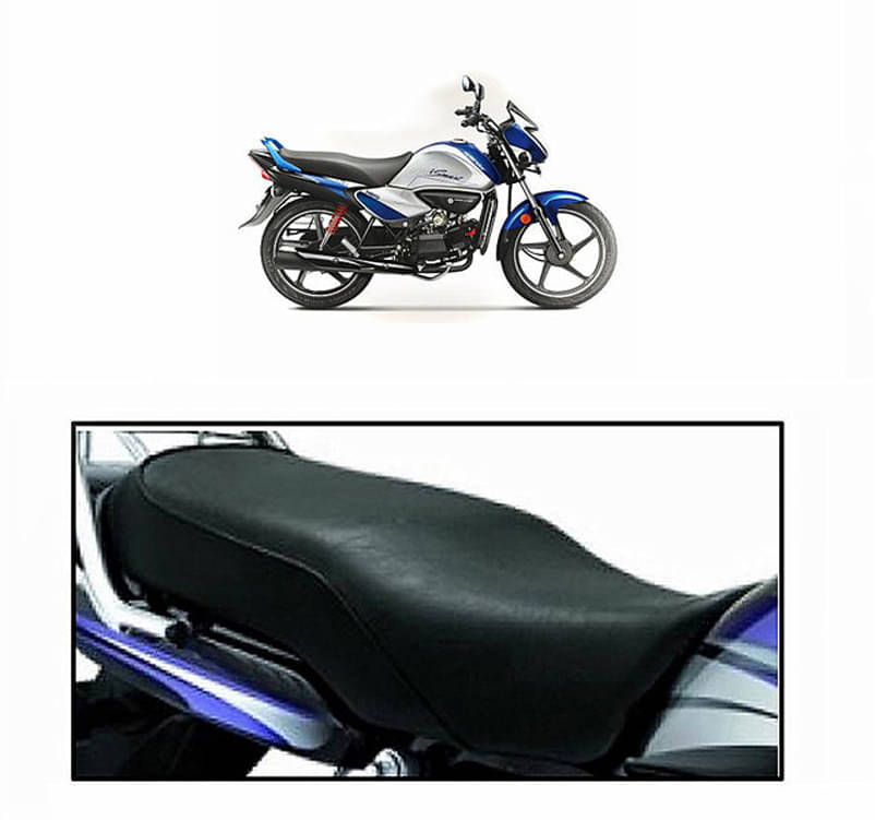    			PU Leather Waterproof Durable Splendor Bike Seat Cover for Protect from Rust and Dust (Smart I Splendor)