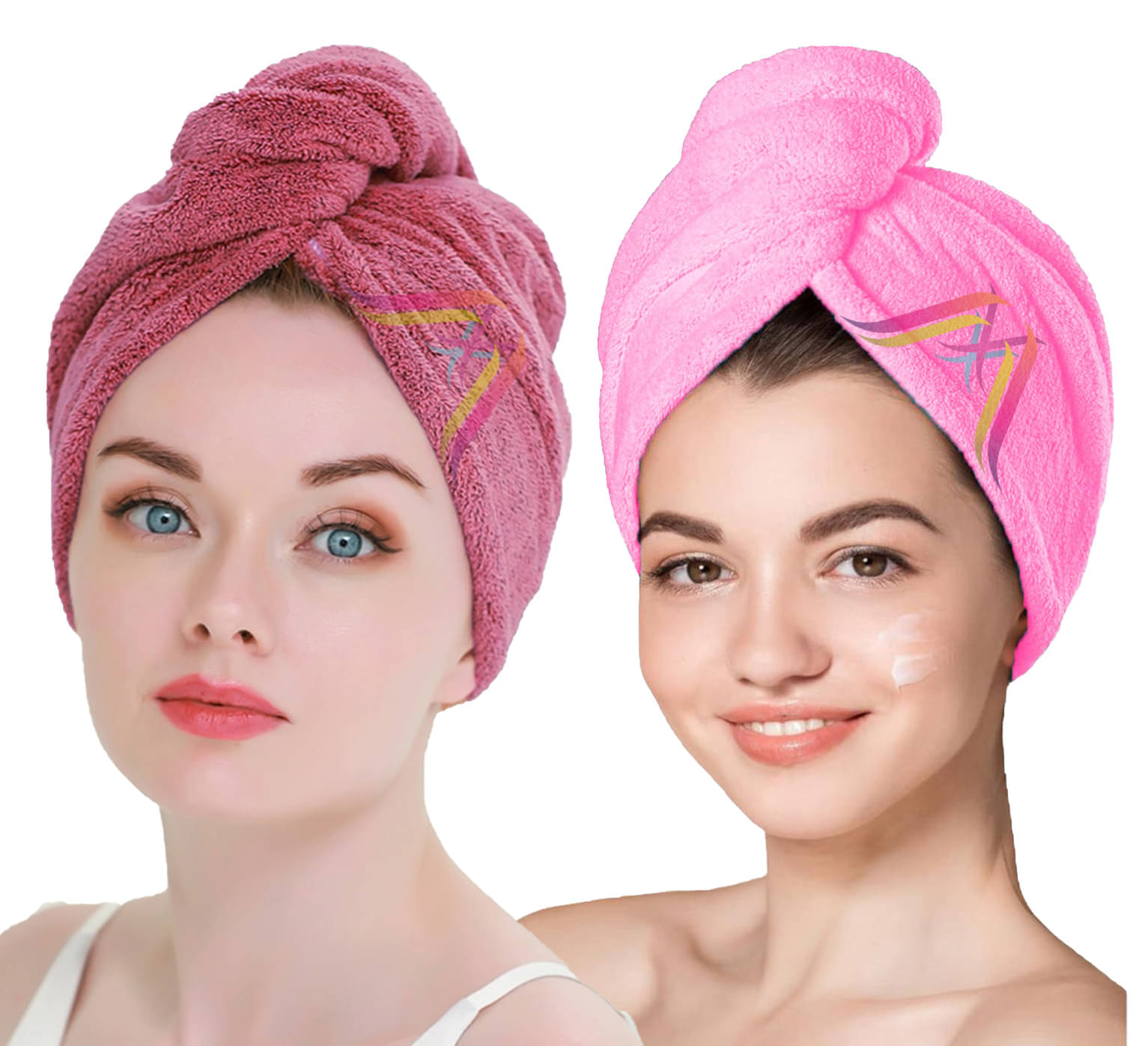 Piera Microfibre Striped Face Towel 451-500 GSM ( Pack of 2 ) - Multicolor Piera Microfibre Striped Face Towel 451-500 GSM ( Pack of 2 ) - Multicolor