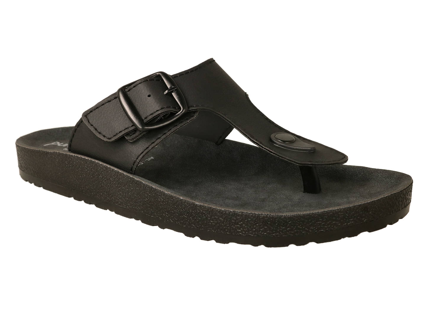     			Puntoblu Black Men's Daily Slipper