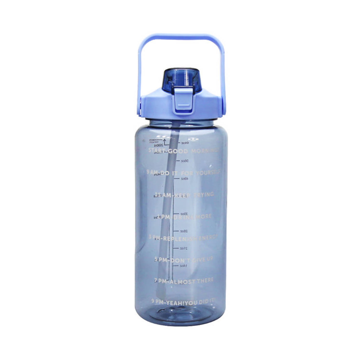     			Radhe Fashion Motivational Water Bottles, Gym Water Bottles Multicolor Plastic Sipper Water Bottle 2000 mL ( Set of 1 )