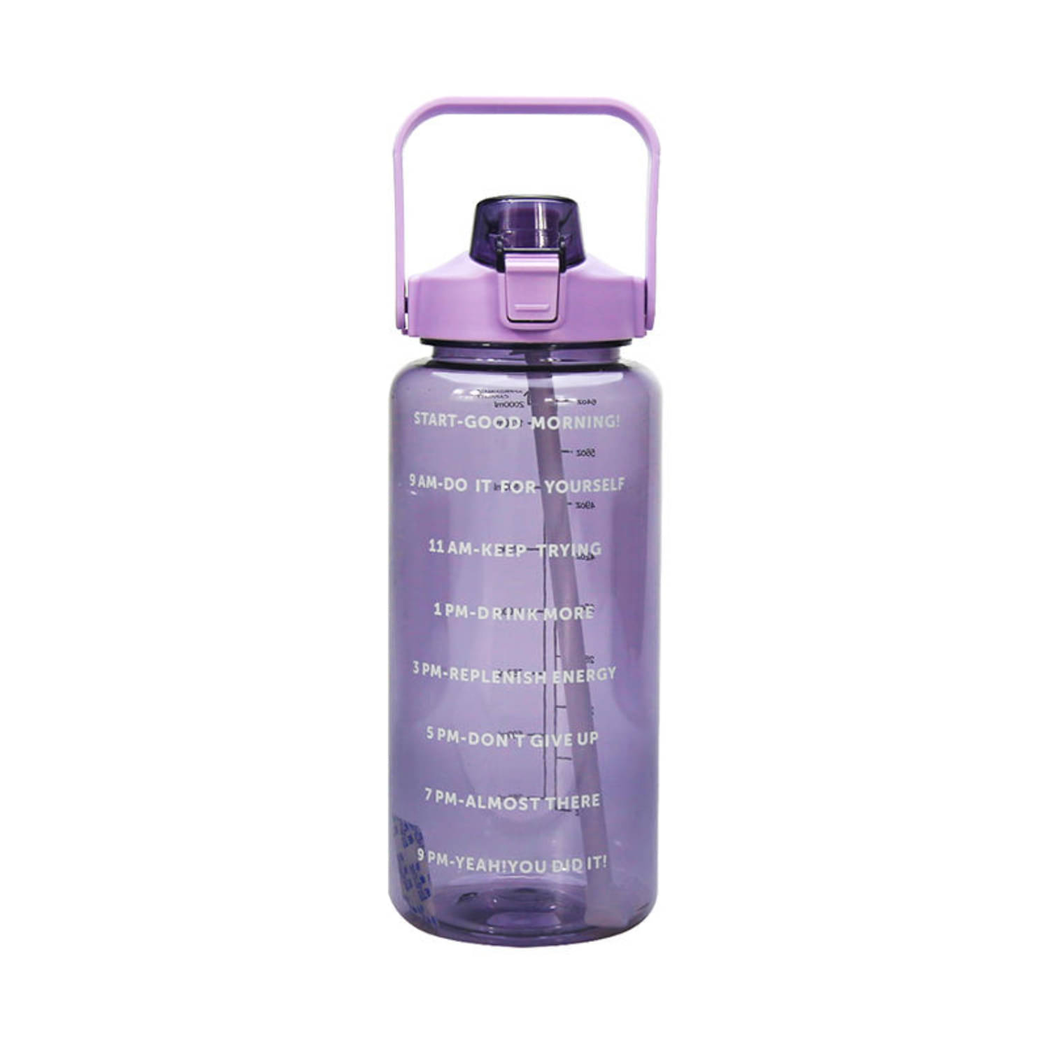     			Radhe Fashion Motivational Water Bottles, Gym Water Bottles Multicolor Plastic Sipper Water Bottle 2000 mL ( Set of 1 )