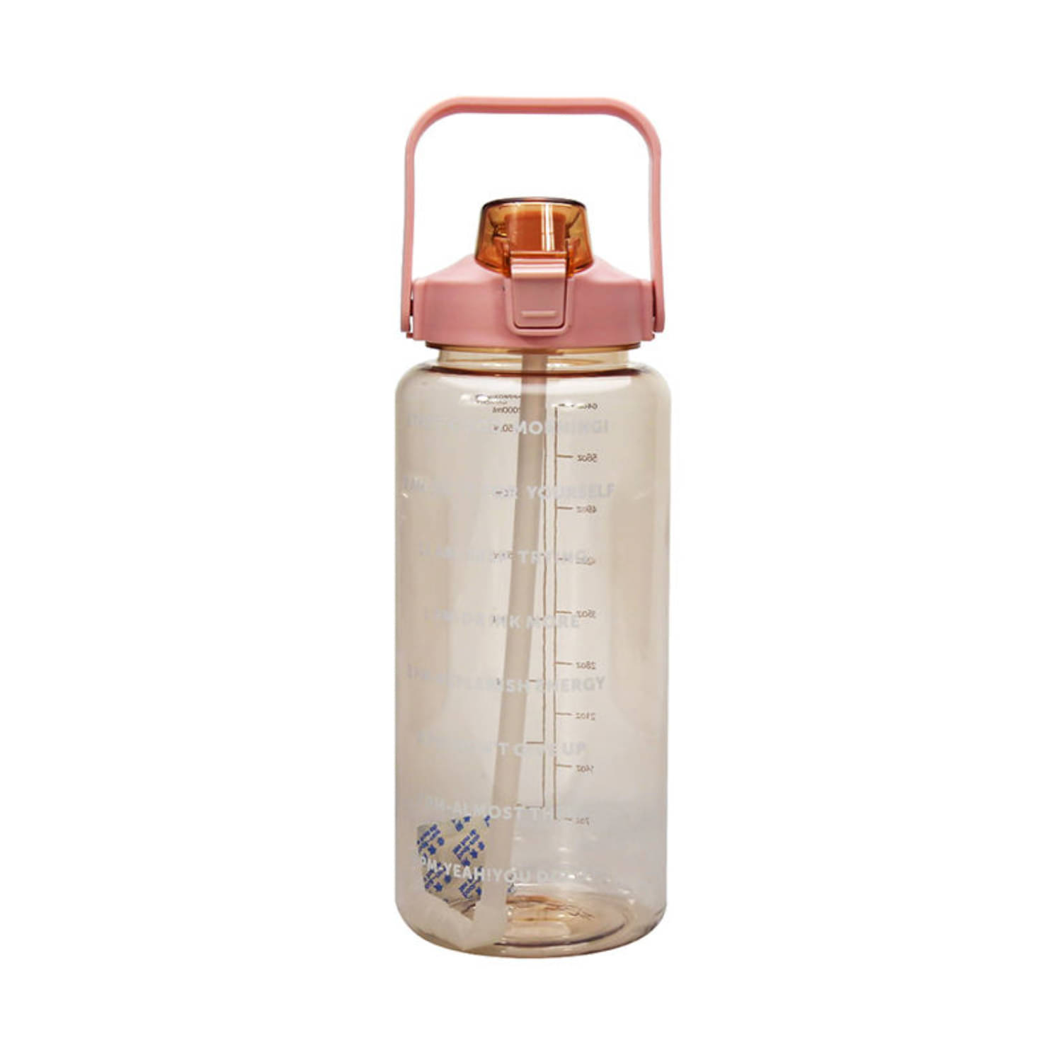     			Radhe Fashion Motivational Water Bottles, Gym Water Bottles Multicolour Plastic Sipper Water Bottle 2000 mL ( Set of 1 )