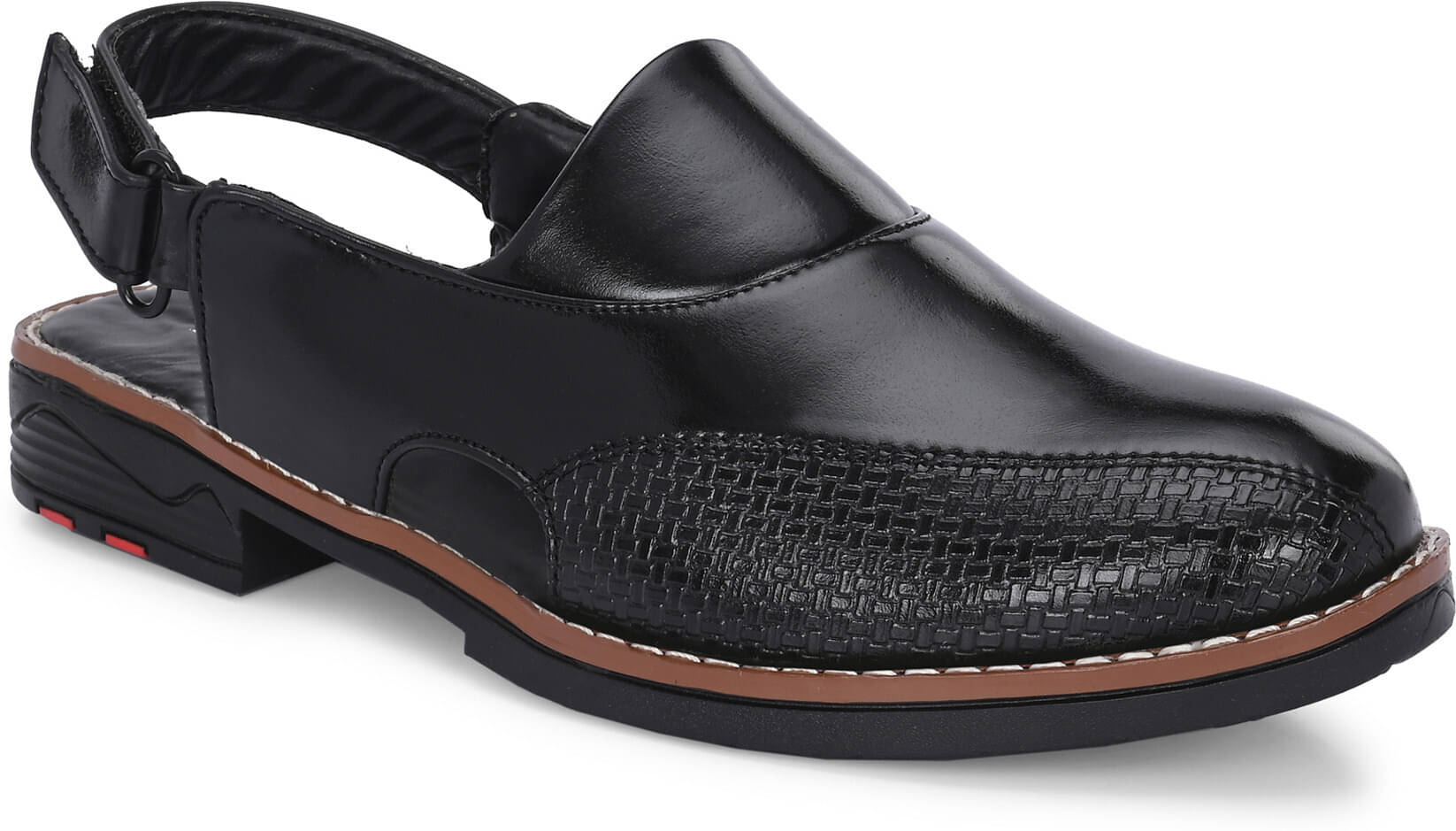 Rising Wolf - Black Men's Sandals     			Rising Wolf - Black Men's Sandals