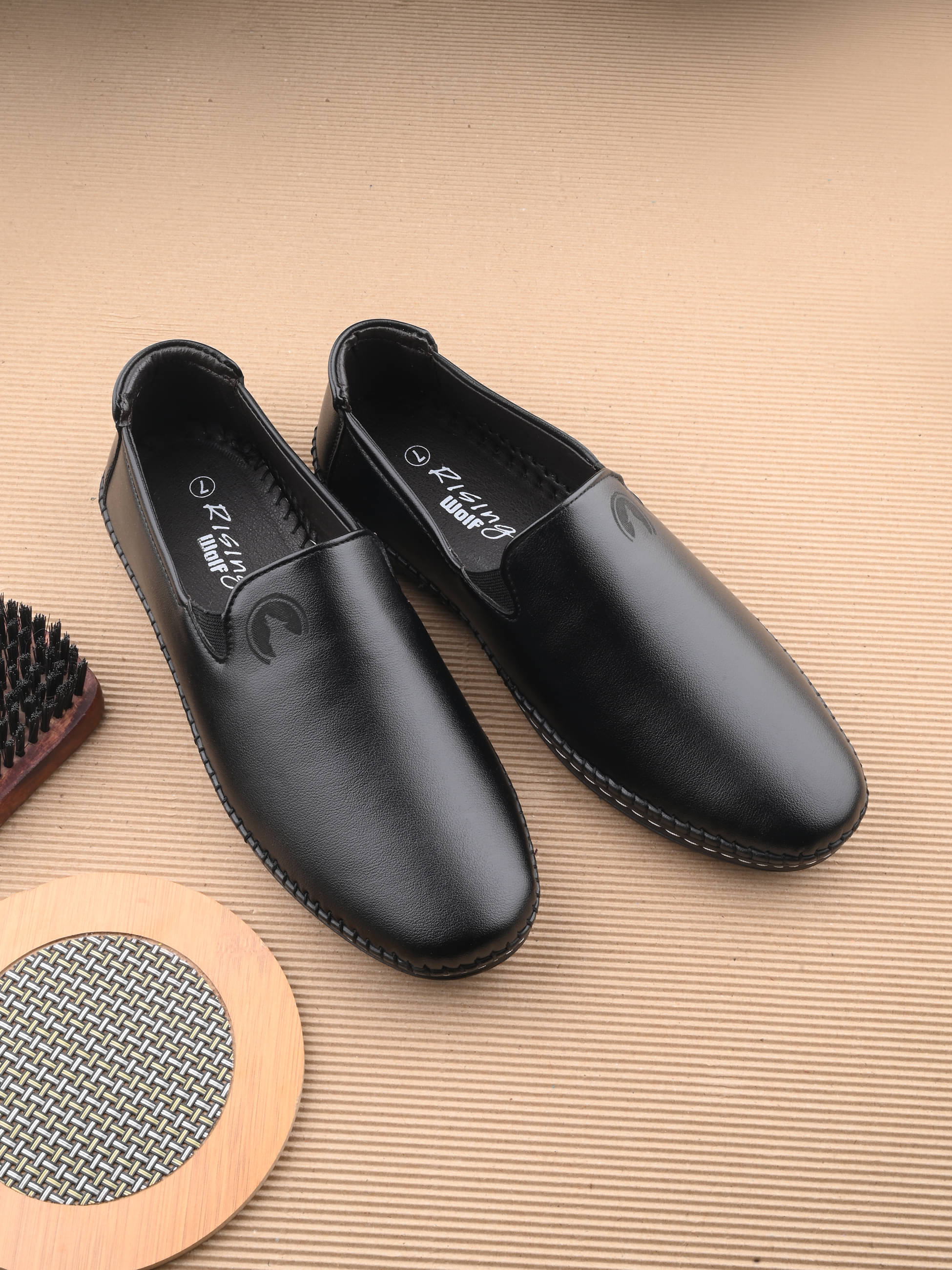     			Rising Wolf Black Men's Formal