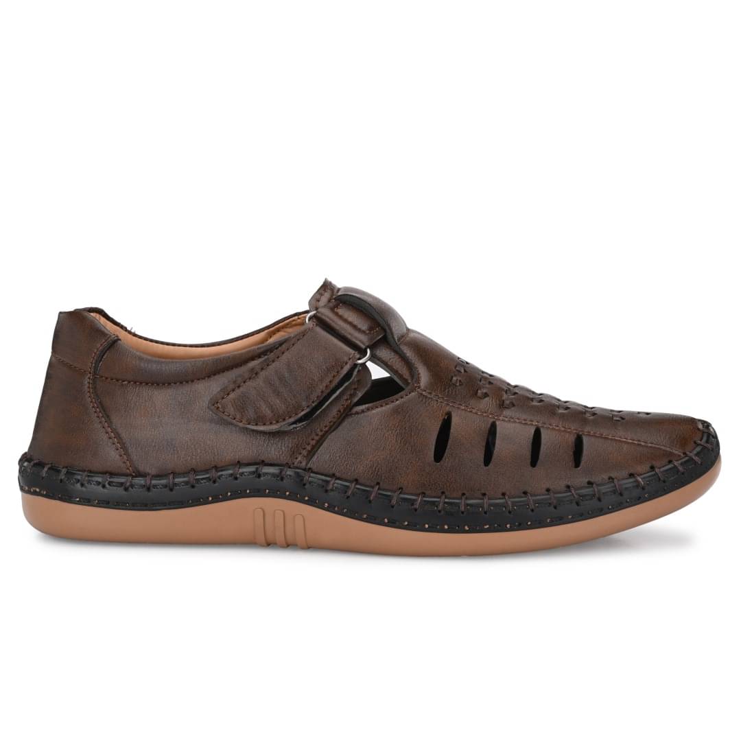     			Rising Wolf - Brown Men's Sandals