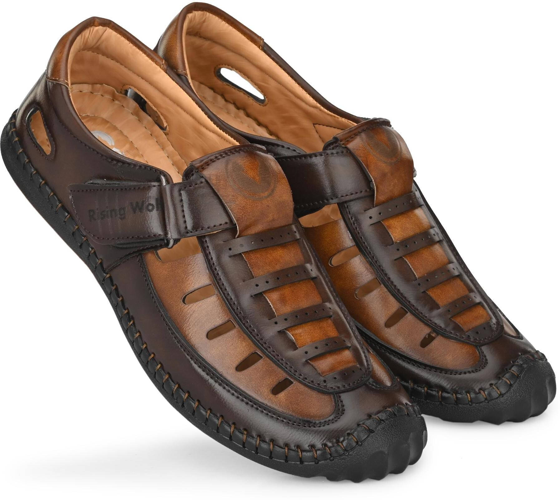 Rising Wolf - Brown Men's Sandals Rising Wolf - Brown Men's Sandals