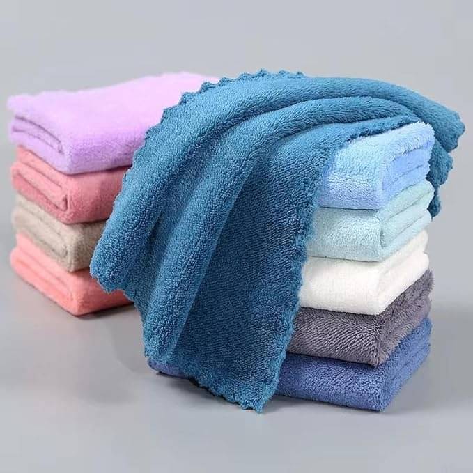 Satisfyn Microfibre Solid Face Towel 351-400 GSM ( Pack of 10 ) - Multicolor Satisfyn Microfibre Solid Face Towel 351-400 GSM ( Pack of 10 ) - Multicolor