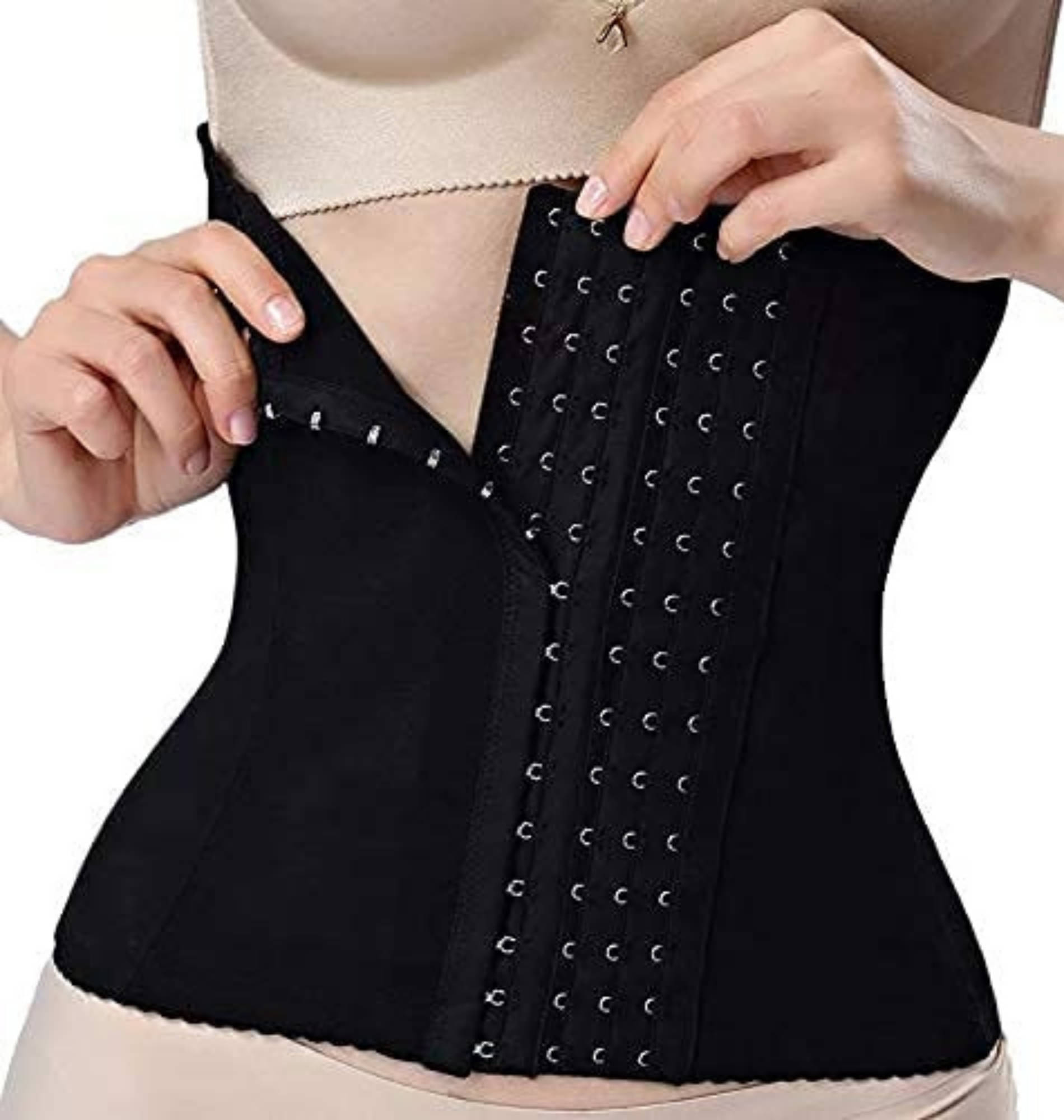 Shiv Sales Pack of 1 Cotton Women's Waist Cincher ( Black ) Shiv Sales Pack of 1 Cotton Women's Waist Cincher ( Black )
