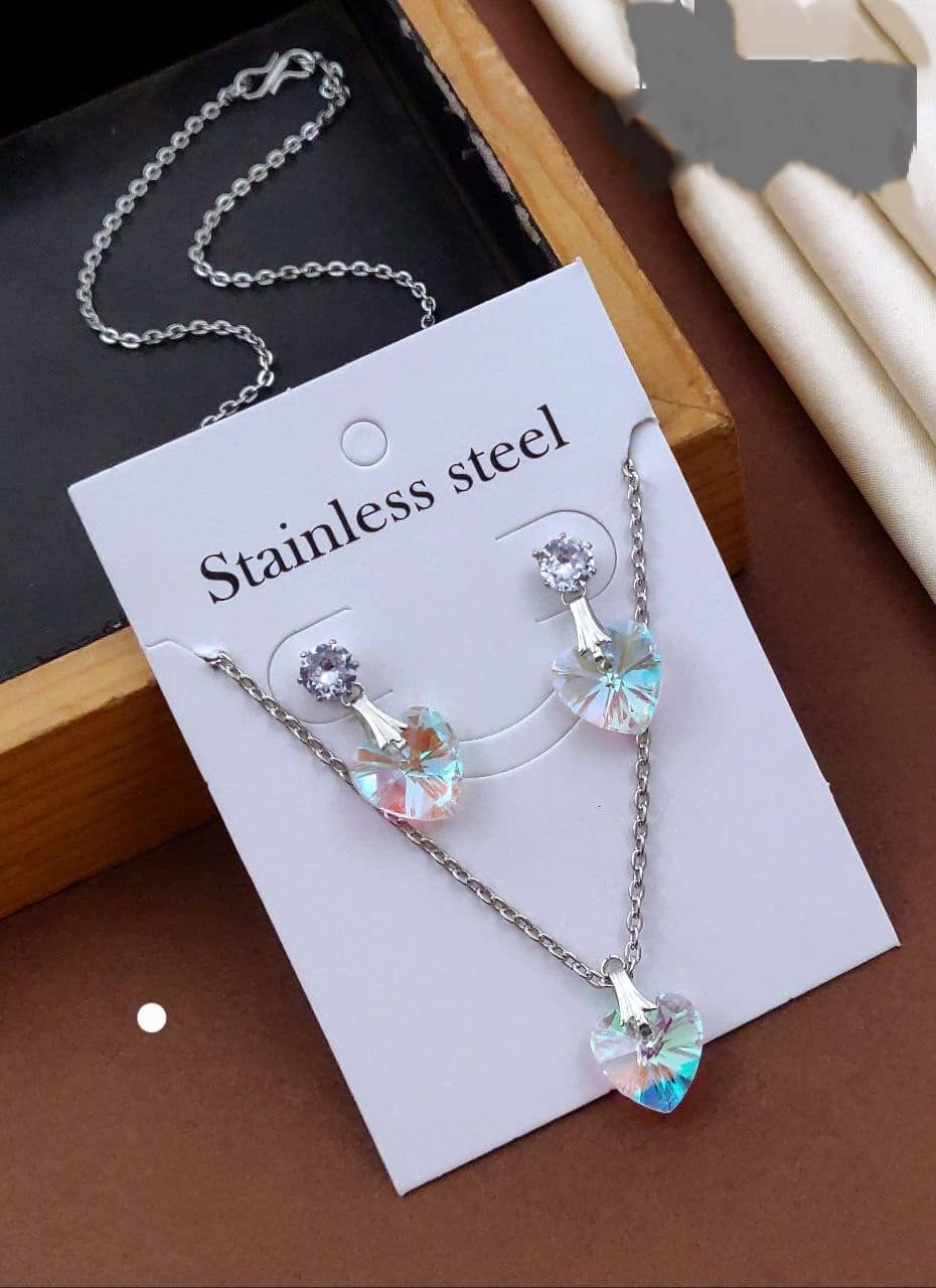Shivay Fashion Silver Pendant set ( Pack of 1 )
