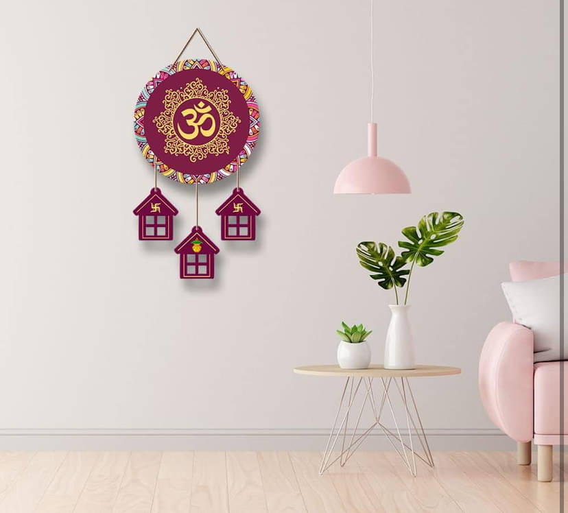 Tiny Shiny Art Mdf Om Sign Positive Vibe Lifestyle Wooden Wall Hanging Decor Wall Sculpture or Living Room/Bedroom/Office Gift Decoration Tiny Shiny Art Mdf Om Sign Positive Vibe Lifestyle Wooden Wall Hanging Decor Wall Sculpture or Living Room/Bedroom/Office Gift Decoration