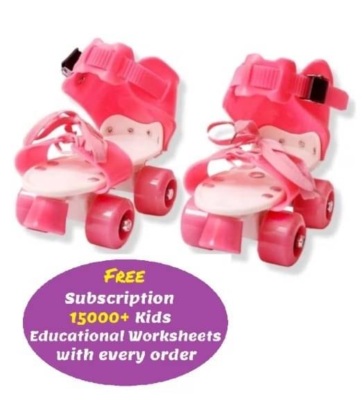 Toonkiz Roller Skates For Kids Age Group 5-15 Years Adjustable Inline Skating Shoes(Random Color) Toonkiz Roller Skates For Kids Age Group 5-15 Years Adjustable Inline Skating Shoes(Random Color)