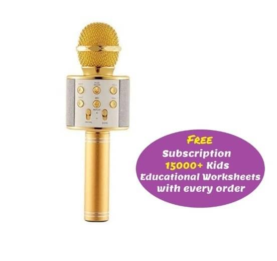 Toonkiz Wireless Mic Advance Handheld Wireless Singing Mike Multi-Function Bluetooth Karaoke Mic with Microphone Speaker for All Smart Toonkiz Wireless Mic Advance Handheld Wireless Singing Mike Multi-Function Bluetooth Karaoke Mic with Microphone Speaker for All Smart