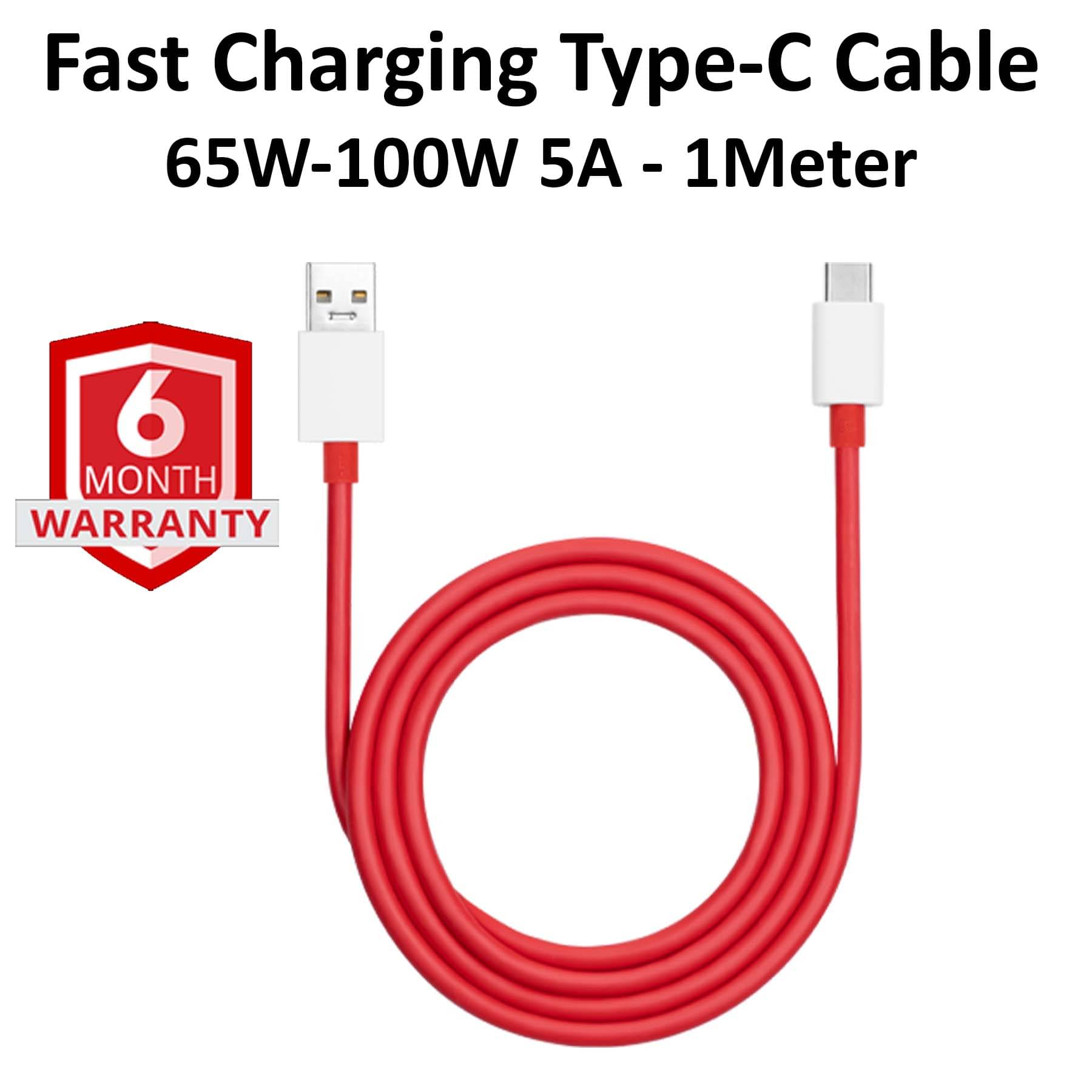     			U7 USB Type-C Charging Cable, Fast Charge & Data Sync, 65W-100W 5A Type-C Cable for Smartphones and Devices of All Type