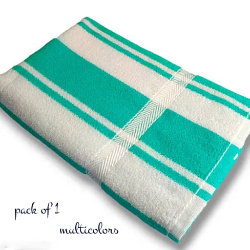    			VISOKA TEX Pack of 1 Microfibre 325 -GSM Bath Towel ( Multicolor )