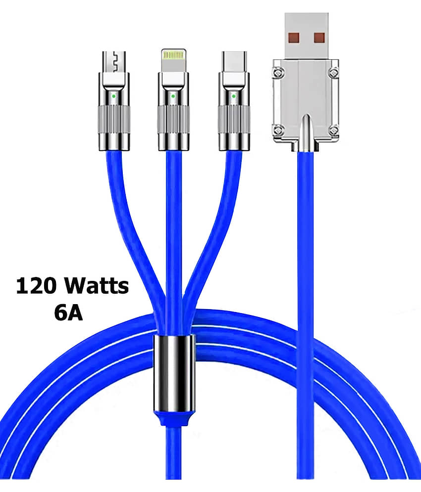 Ambrane Lightning Data Cable Black Meter High Quality Cable