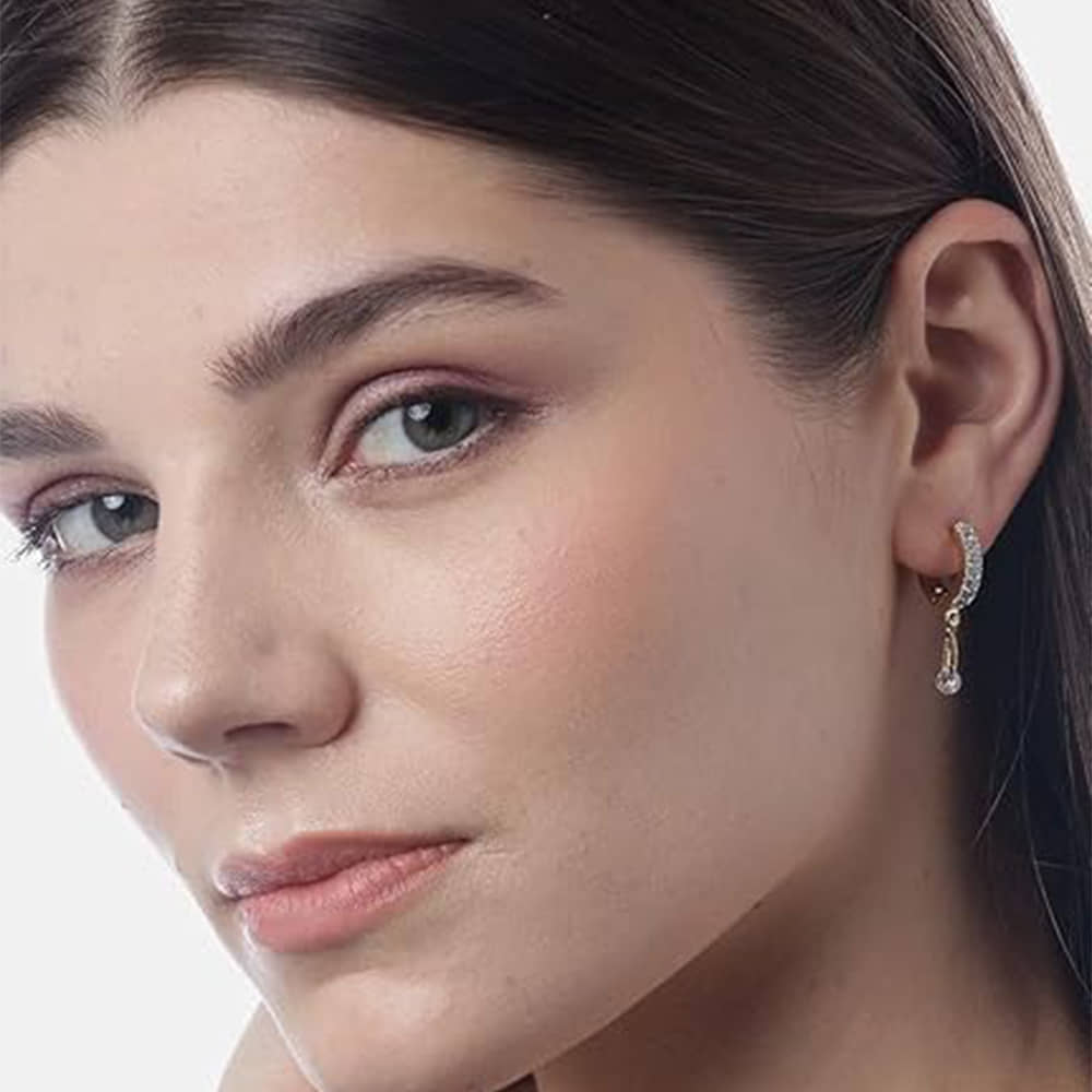 YOUBELLA Multi Color Huggies Earrings ( Pack of 1 ) - Earrings | Buy online on ZillyBuy
