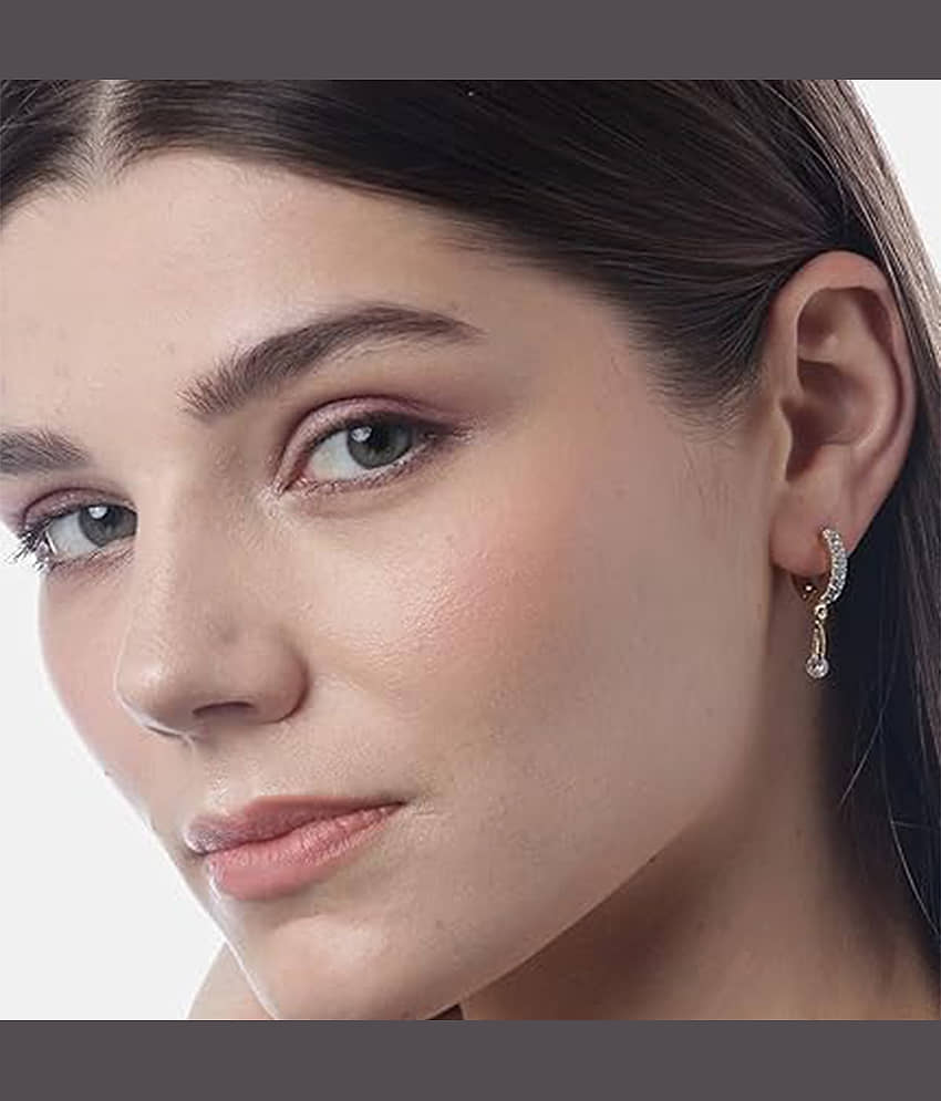 YOUBELLA Multi Color Huggies Earrings ( Pack of 1 ) - Earrings | Buy online on ZillyBuy