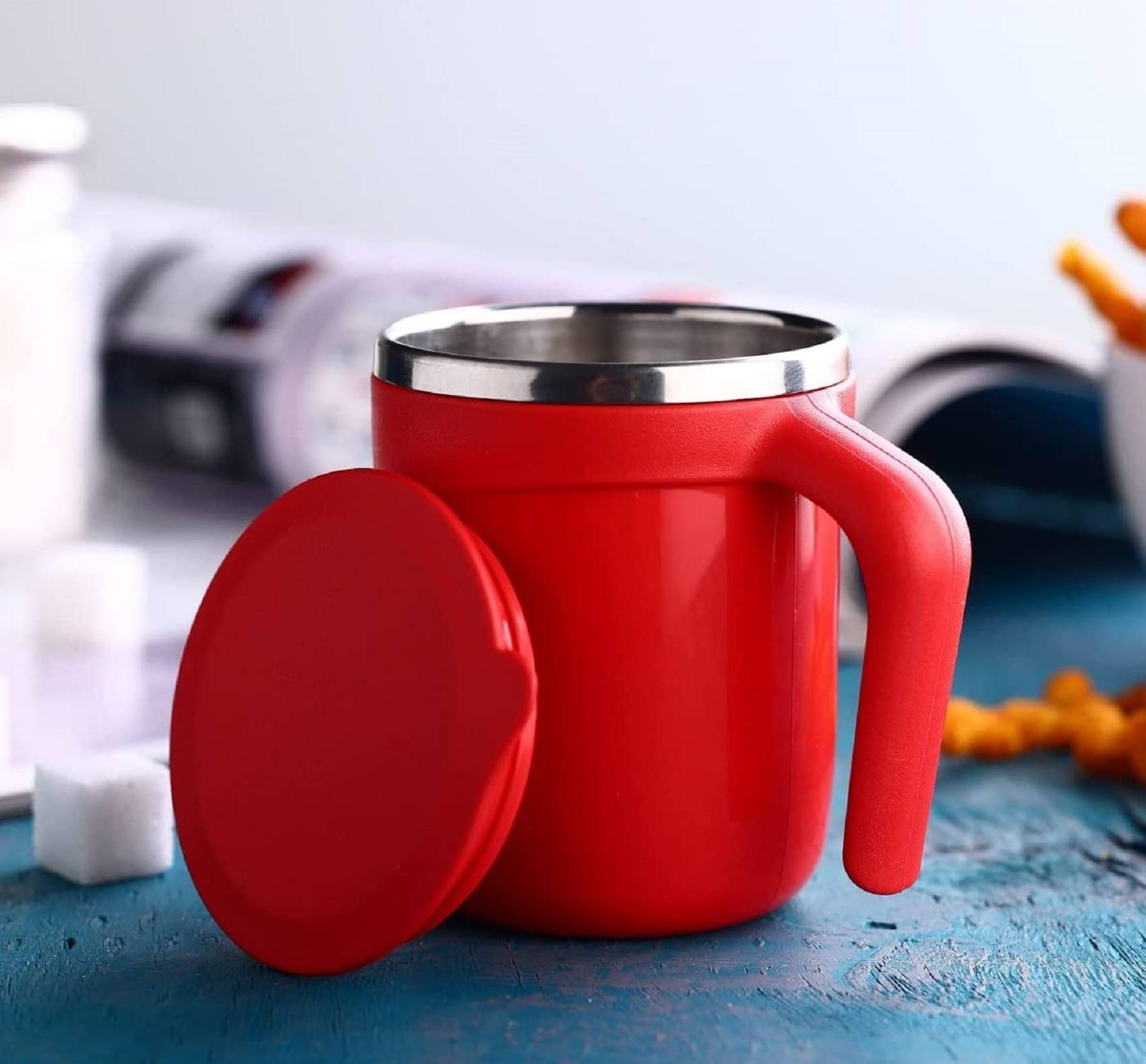     			forral Coffee Mug Solid Steel Coffee Mug 350 mL ( Pack of 1 )