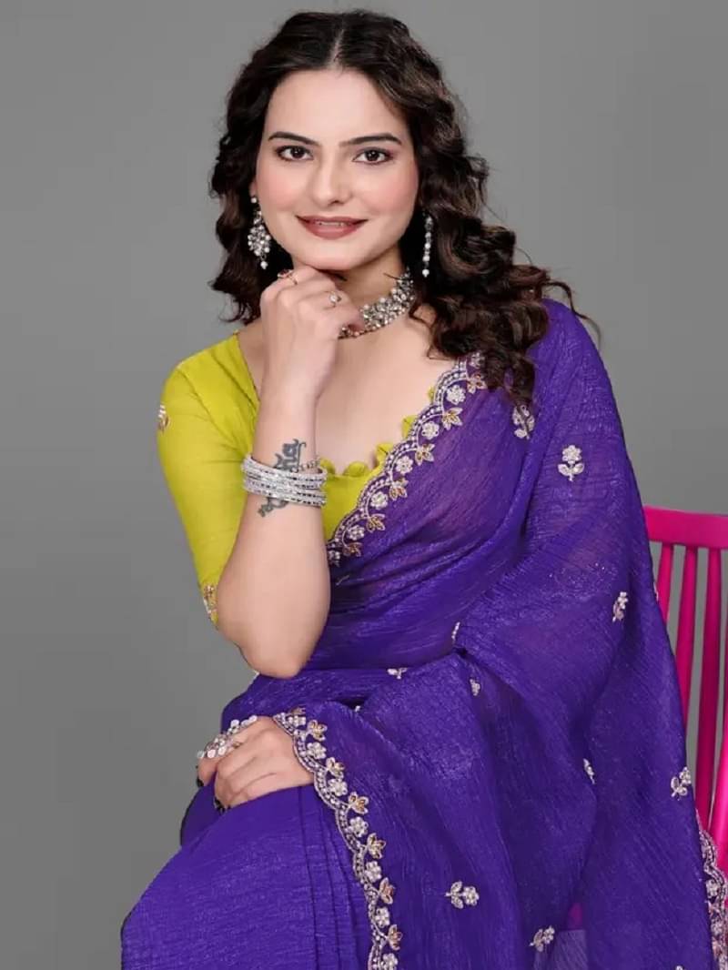 supalee Tex Zimmy Choo Solid Uppada saree With Unstitched Blouse Piece ( Blue ) supalee Tex Zimmy Choo Solid Uppada saree With Unstitched Blouse Piece ( Blue )