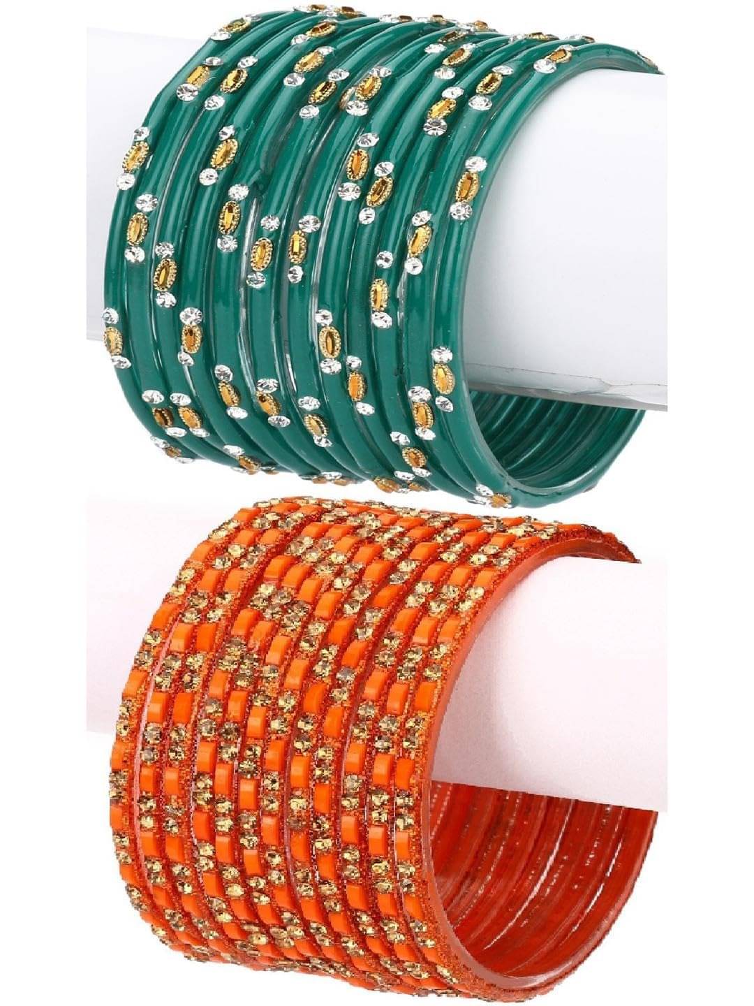1st Time Multicolor Bangle Set ( Pack of 2 ) 1st Time Multicolor Bangle Set ( Pack of 2 )