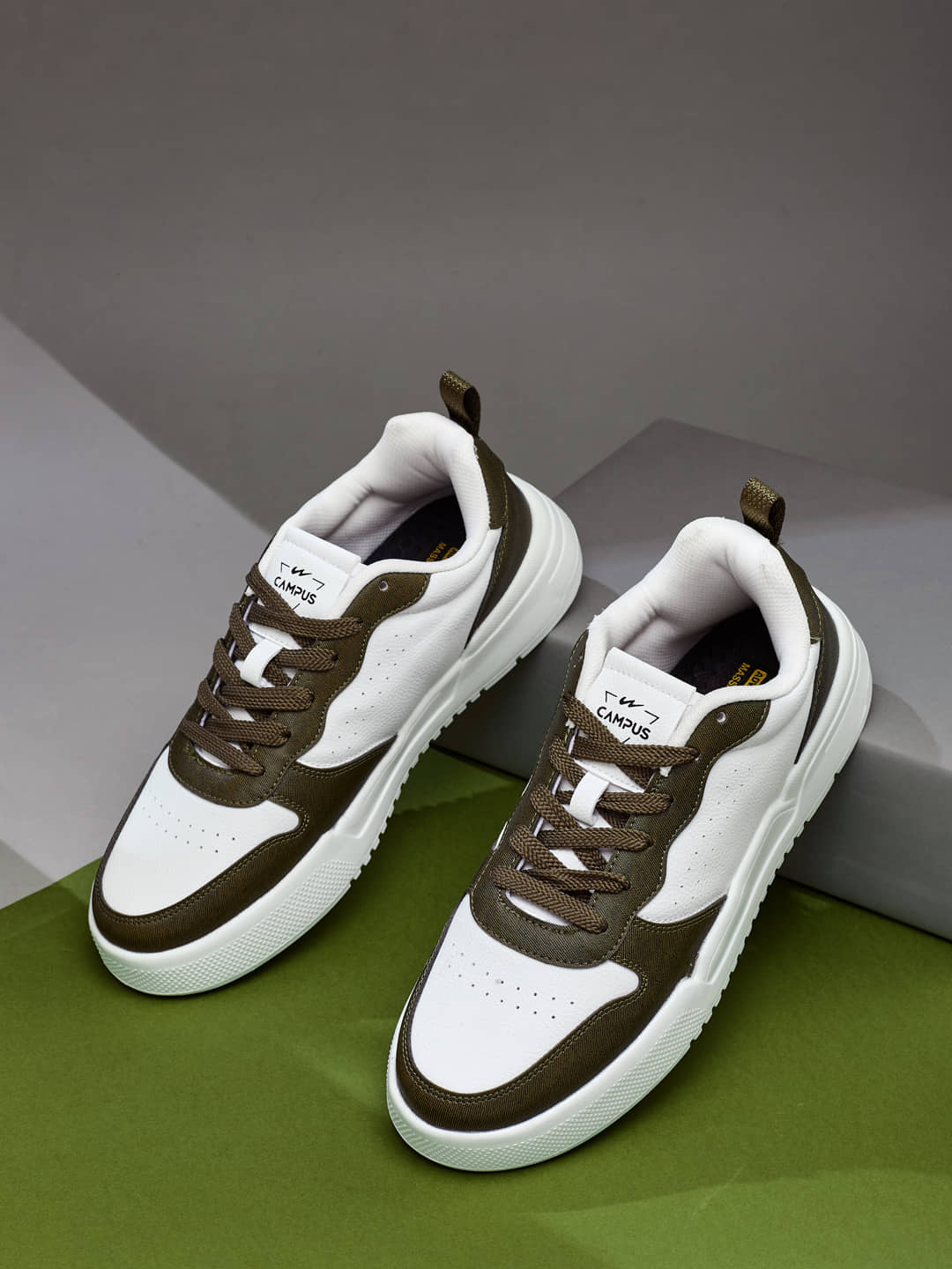 Campus AVENUE White Men's Sneakers - Casual Shoes | Buy online on ZillyBuy