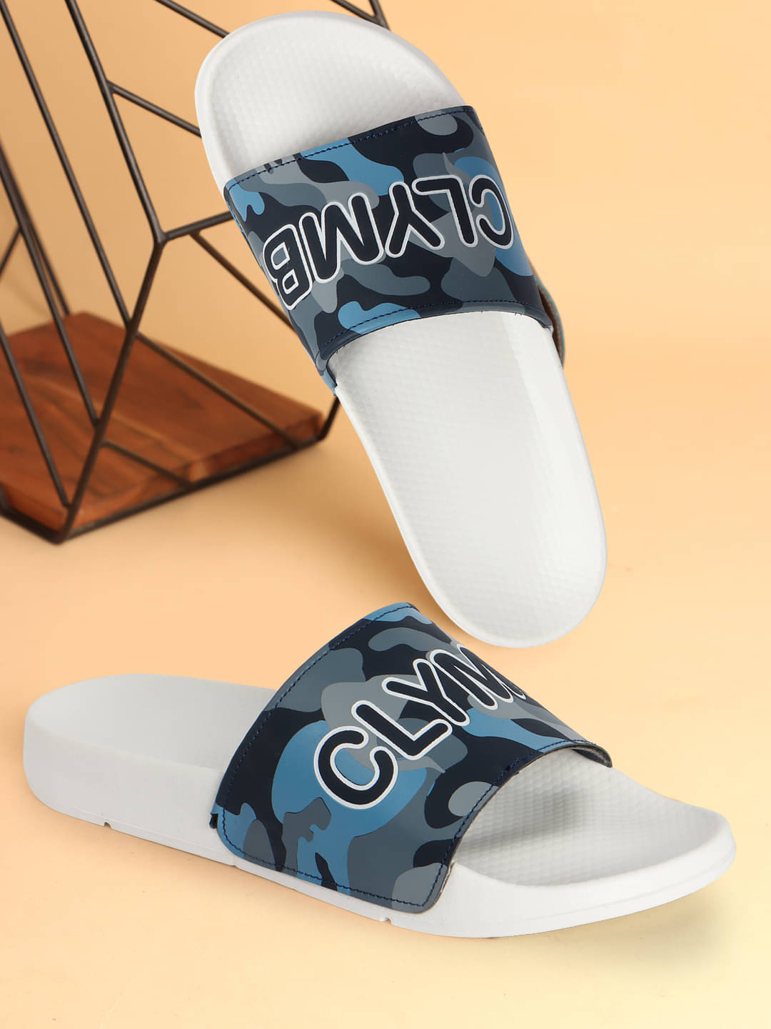     			Clymb Multicolor Men's Slide Flip Flop