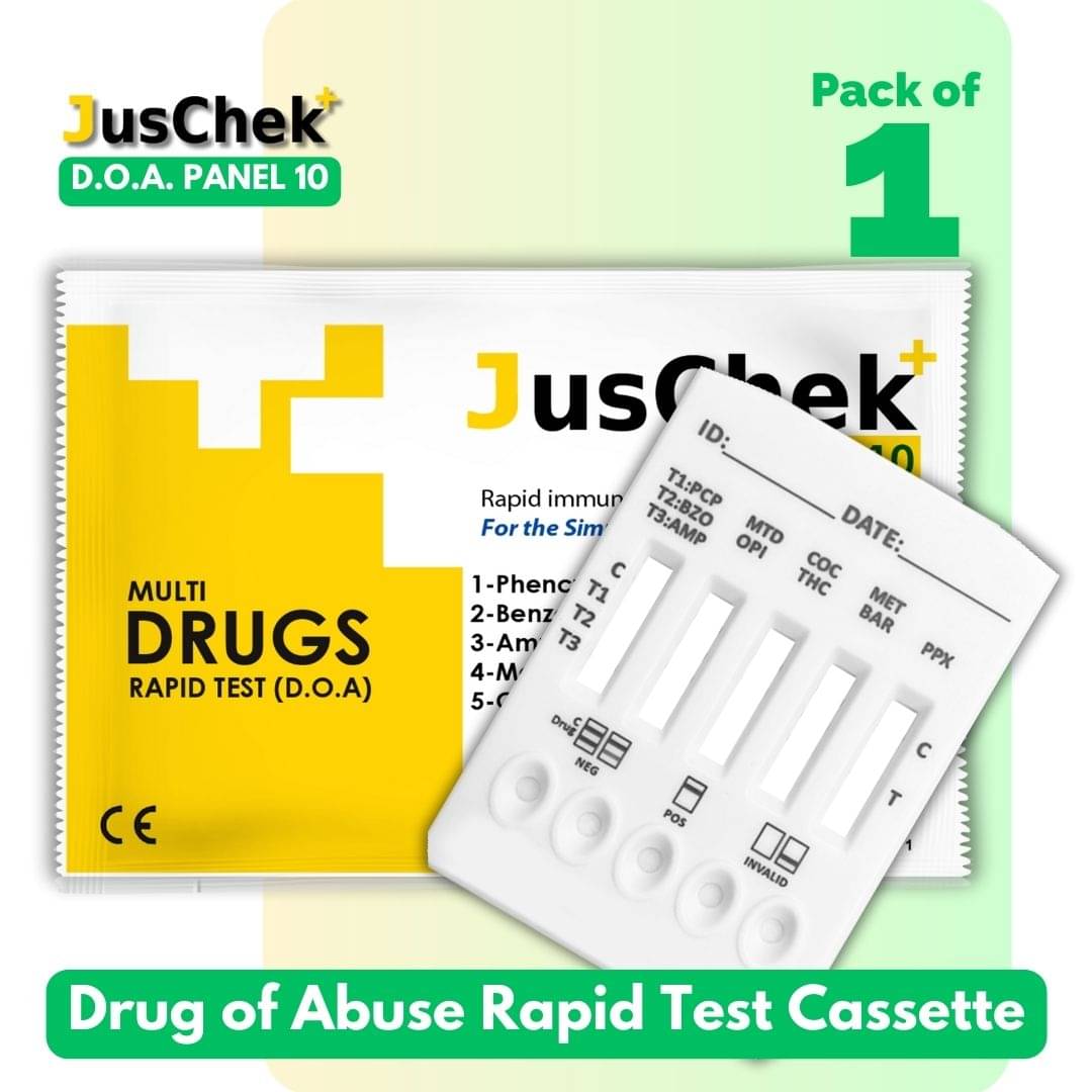     			DOA 10 Panel Urine Test Kit (Pack of 1 Test)