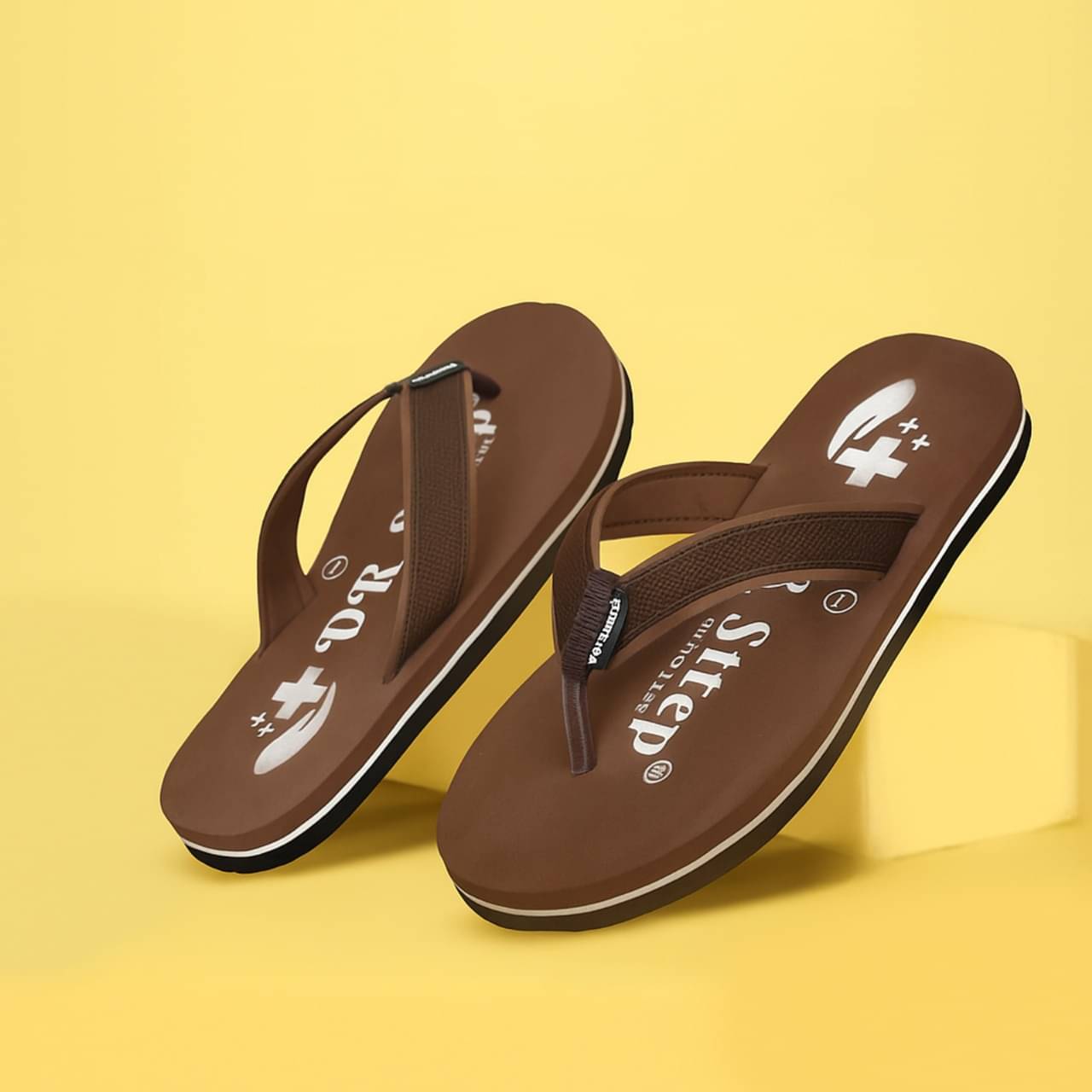     			DR Sttep Brown Men's Daily Slipper