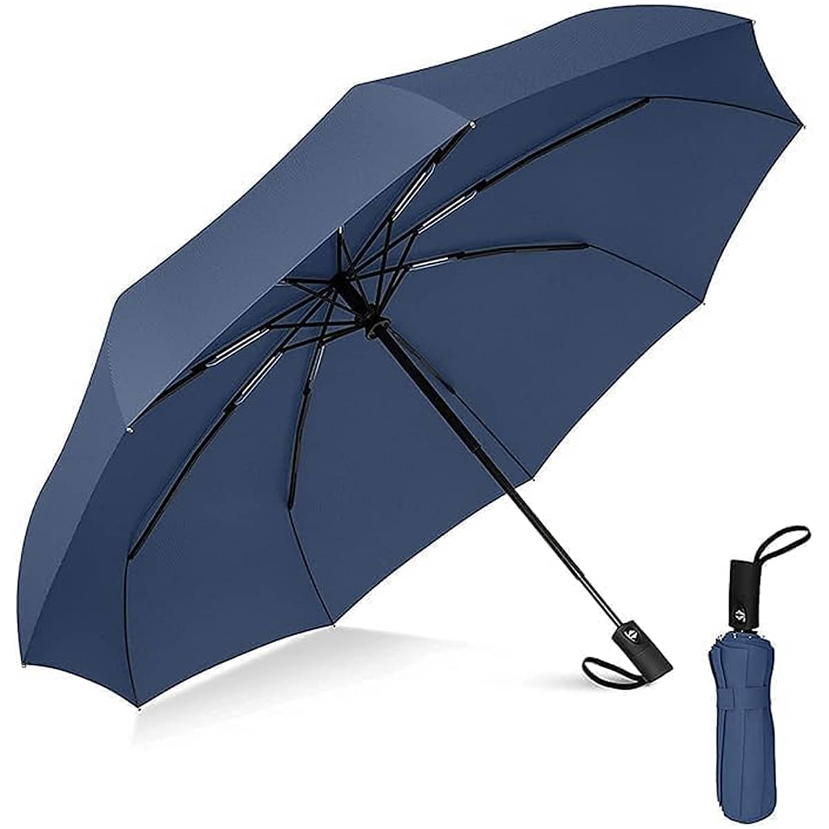 GEEO Blue 3 Fold Umbrella GEEO Blue 3 Fold Umbrella