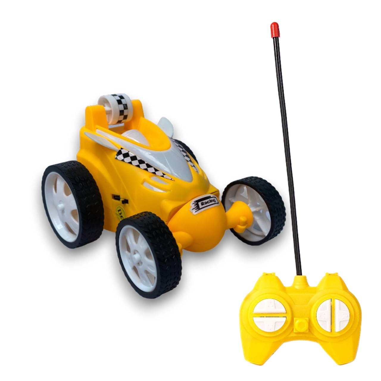 360 Degree Mini Stunt Car Toy - Rechargeable Flip and Spin Vehicle with LED Lights and USB Charging Cable for Kids (Yellow, Model 368)     			360 Degree Mini Stunt Car Toy - Rechargeable Flip and Spin Vehicle with LED Lights and USB Charging Cable for Kids (Yellow, Model 368)
